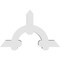 Ekena Millwork Ericson Architectural Grade PVC Gable Bracket, 36"W x 22 1/2"H x 4"D x 4"F, 15/12 Pitch GBP036X23X0404ERI00 - alternate 3
